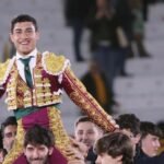 David Gutiérrez sale a hombros en la novillada que abrió la feria de Olivenza