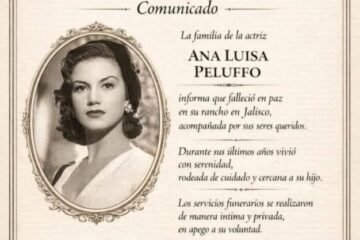 Falleció Ana Luisa Peluffo, leyenda de la época de oro del cine mexicano