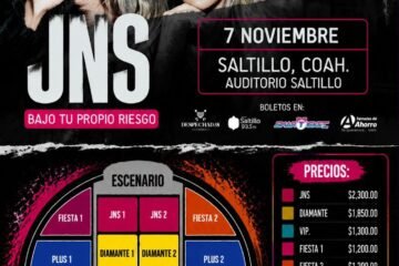 JNS llega a Saltillo por primera vez con su tour “Bajo Tu Propio Riesgo”. Conoce todos los detalles