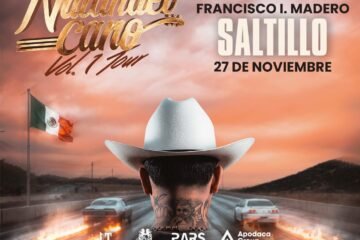 Natanael Cano regresa a Saltillo con su tour “Volumen 1”. Conoce todos los detalles